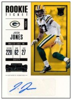 2017 Josh Jones NCST Panini Contenders - Rookie Autograph (#:165) (Stock: 4) - $4.50