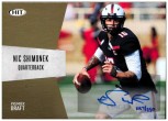 2018 Nic Shimonek Sage HIT Premier Draft - Autograph Gold (#'d to 250) (#:A27) (Stock: 1) - $6.00