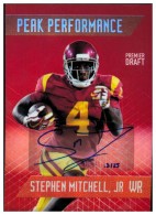 2018 Steven Mitchell Jr. Sage HIT Premier Draft - Peak Performance Autograph Red (#'d to 25) (#:PKA-SMJ) (Stock: 1) - $7.50