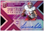 2018 Simmie Cobbs Jr. Elite Draft Picks - Status Die Cut Purple Autograph (#'d to 49) (#:123) (Stock: 1) - $12.00