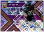 2018 Cam Serigne Elite Draft Picks - Aspirations Purple Autograph (#'d to 99) (#:119) (Stock: 1) - $6.50