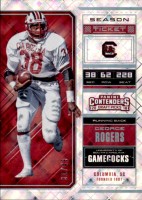 2018 George Rogers Panini Contenders Draft Picks - Diamond Ticket (#'d to 49) (#:43) (Stock: 1) - $4.00