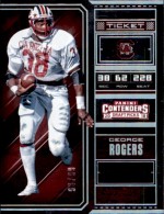 2018 George Rogers Panini Contenders Draft Picks - College Bowl Ticket (#'d to 99) (#:43) (Stock: 1) - $3.00