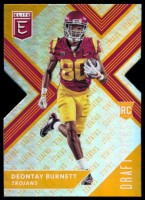 2018 Deontay Burnett Elite Draft Picks - Status Die Cut Orange (#:124A) (Stock: 1) - $2.00