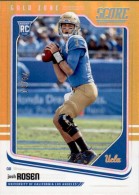 2018 Josh Rosen Score - Gold Zone Rookie (#'d to 50) (#:348) (Stock: 1) - $15.00