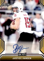 2019 Justice Hansen Leaf Draft - Autograph Gold (#:BA-JH4) (Stock: 1) - $5.00