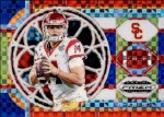 2019 Sam Darnold Panini Prizm Draft Picks - Red White and Blue Stained Glass Prizm (#'d to 99) (#:93) (Stock: 1) - $5.00