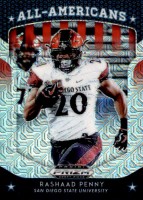 2019 Rashaad Penny Panini Prizm Draft Picks - Mojo All American Prizm (#'d to 49) (#:90) (Stock: 1) - $4.00