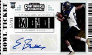 2019 Emmanuel Butler Panini Contenders Draft Picks - Bowl Ticket Rookie Autograph (#'d to 99) (#:262) (Stock: 1) - $8.00