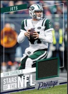 2019 Sam Darnold Prestige - Stars of the NFL Jersey Xtra Points Blue (#:SS-SD) (Stock: 1) - $6.00