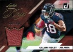 2019 Calvin Ridley Donruss - Leather Kings Ball Card (#'d to 299) (#:9) (Stock: 1) - $4.00