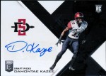 2017 Damontae Kazee Elite Draft Picks - Draft Picks Rookie Autograph (#:251) (Stock: 1) - $5.00