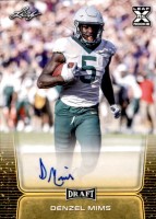 2020 Denzel Mims Leaf Draft - Autograph Gold (#:BA-DM1) (Stock: 1) - $5.00