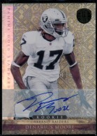 2011 Denarius Moore Panini Gold Standard - Rookie Autograph Silver (#'d to 499) (#:179) (Stock: 1) - $12.50