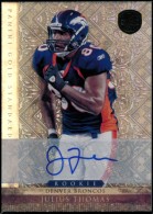 2011 Julius Thomas Panini Gold Standard - Rookie Autograph Silver (#'d to 499) (#:201) (Stock: 1) - $7.50