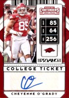 2020 Cheyenne O'Grady Panini Contenders Draft Picks - Rookie Autograph (#:282) (Stock: 1) - $5.00