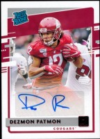 2020 Dezmon Patmon Donruss Rated Rookie Draft Picks - Autograph (#:6) (Stock: 1) - $5.00