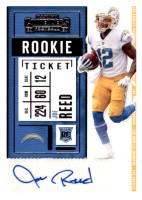 2020 Joe Reed Panini Contenders - Rookie Autograph (#:201) (Stock: 1) - $5.00