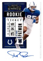 2020 Dezmon Patmon Panini Contenders - Rookie Autograph (#:213) (Stock: 1) - $5.00