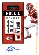 2020 Damien Wilson Panini Contenders - Rookie Autograph (#:302) (Stock: 1) - $7.50