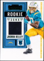 2020 Joshua Kelley Panini Contenders - Rookie Ticket Swatches Jersey (#:RTS-JKE) (Stock: 1) - $4.00