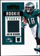 2020 Jalen Reagor Panini Contenders - Rookie Ticket Swatches Variation Jersey (#:RSV-JRE) (Stock: 1) - $8.00