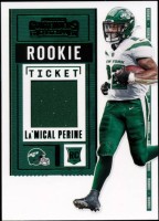 2020 La'Mical Perine Panini Contenders - Rookie Ticket Swatches Variation Jersey (#:RSV-LMP) (Stock: 2) - $5.00