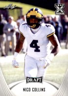 2021 Nico Collins Leaf Draft - Rookie Year (#:29) (Stock: 9) - $1.00