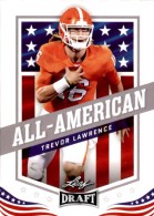 2021 Trevor Lawrence Leaf Draft - All-American (#:50) (Stock: 8) - $6.00