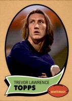 2021 Trevor Lawrence Topps X Trevor Lawrence - 1970 Topps Football (#:11) (Stock: 4) - $5.00