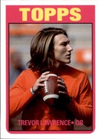 2021 Trevor Lawrence Topps X Trevor Lawrence - 1972 Topps Football (#:13) (Stock: 1) - $5.00