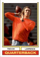 2021 Trevor Lawrence Topps X Trevor Lawrence - 1974 Topps Football (#:15) (Stock: 3) - $5.00