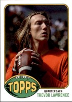 2021 Trevor Lawrence Topps X Trevor Lawrence - 1976 Topps Football (#:17) (Stock: 2) - $5.00