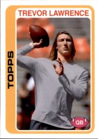 2021 Trevor Lawrence Topps X Trevor Lawrence - 1978 Topps Football (#:18) (Stock: 3) - $5.00