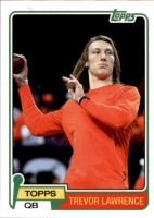 2021 Trevor Lawrence Topps X Trevor Lawrence - 1981 Topps Football (#:21) (Stock: 2) - $5.00