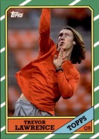 2021 Trevor Lawrence Topps X Trevor Lawrence - 1986 Topps Football (#:25) (Stock: 4) - $5.00