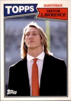 2021 Trevor Lawrence Topps X Trevor Lawrence - 1987 Topps Football (#:26) (Stock: 4) - $5.00