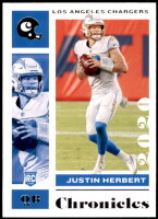 2020 Justin Herbert Panini Chronicles - Rookie (#:53) (Stock: 1) - $7.50