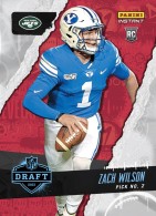 2021 Zach Wilson Panini Instant Draft Night - Rookie (2894 made) (#:2) (Stock: 19) - $9.50