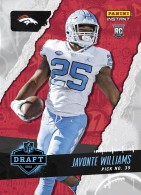 2021 Javonte Williams Panini Instant Draft Night - Rookie (829 made) (#:20) (Stock: 3) - $6.00