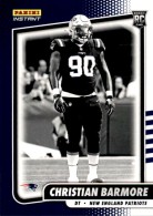 2021 Christian Barmore Panini Instant Black & White Rookies - (1 of 2728) (#:43) (Stock: 7) - $1.25