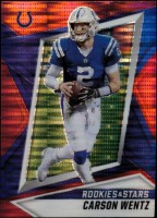 2021 Carson Wentz Rookies and Stars Pulsar Prizm - Red Prizm (#:42) (Stock: 1) - $4.00