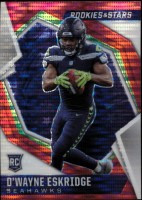 2021 D'Wayne Eskridge Rookies and Stars Pulsar Prizm - Red Prizm Rookie (#:119) (Stock: 1) - $3.00