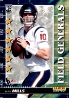 2021 Davis Mills Panini Instant Field Generals - Rookie (1 of 2088) (#:FG13) (Stock: 4) - $3.50