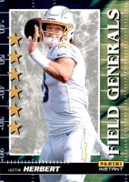 2021 Justin Herbert Panini Instant Field Generals - (1 of 2088) (#:FG18) (Stock: 5) - $4.00