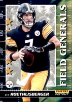 2021 Ben Roethlisberger Panini Instant Field Generals - (1 of 2088) (#:FG27) (Stock: 1) - $2.50