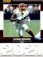 2021 Dyami Brown Panini Instant Year One - Rookie (1 of 1269) (#:24) (Stock: 2) - $1.50