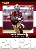 2021 Trey Sermon Panini Instant Year One - Rookie (1 of 1269) (#:25) (Stock: 2) - $1.50