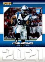 2021 Chuba Hubbard Panini Instant Year One - Rookie (1 of 1269) (#:31) (Stock: 2) - $1.50