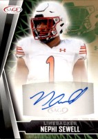 2022 Nephi Sewell Sage - Autograph (#:A-NS2) (Stock: 1) - $3.50